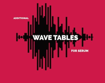 Paquete de tablas de ondas para Serum: más de 280 tablas de ondas Xfer para Serum + plantillas para FL Studio | Diseño de sonido para EDM, Dubstep y Trap
