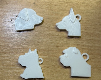 Gepersonaliseerde hondensleutelhanger