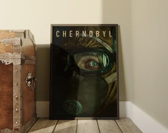 Chernobyl Disaster Poster - Historical Event Art Print on Kraft Paper, Educational Wall Art, Unique Gift for History Buffs, TV Series Fans