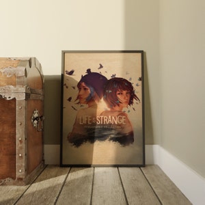 Life is Strange Poster, Kraft Paper Print, Arcadia Bay & Max Caulfield Art, Emotional Video Game Decor, Unique Gamer Gift