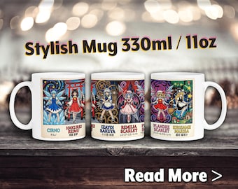 Touhou Charaktere Becher, Kreative Anime Tasse, Marisa, Reimu, Cirno, Remilia, Flandre