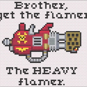 Big burninator  Cross Stitch Pattern