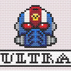 Captain Tinnitus Cross stitch pattern