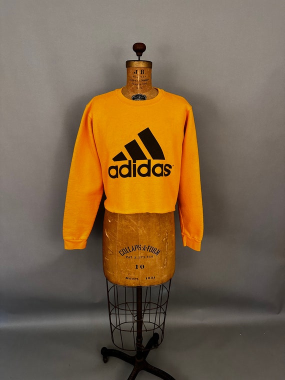 Vintage 2000s Adidas Cropped Sweatshirt Crewneck T