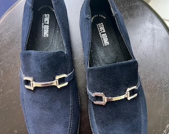 Stacy Adams Gulliver Slip-On Loafers in navy suede