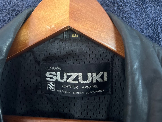 Suzuki motorcycle leather jacket - image 2
