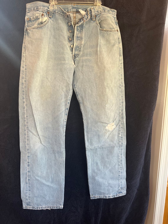 Levi 501 button fly jeans
