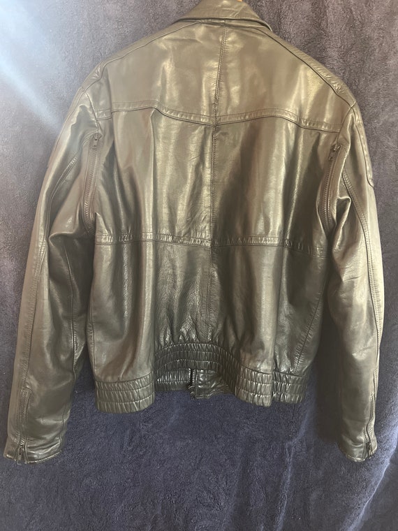 Suzuki motorcycle leather jacket - image 3