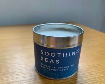 Handmade Ocean Scented Candle, 250ml/100ml