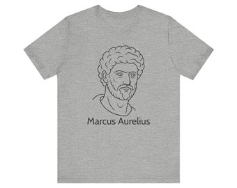 Marcus Aurelius Famous Stoics Short Sleeve Tee