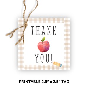 Appreciation Tags | Thank You Tags | Teacher Appreciation Week Tag | Employee Staff Appreciation | Coworker Team Thank You Treat Tag