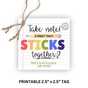 Appreciation Tags | Thank You Tags | Teacher Appreciation Week Tag | Employee Staff Appreciation Nurse Coworker Team Thank You Treat Tag