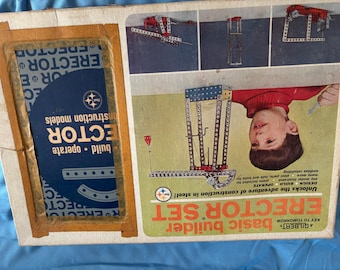 Erector Set by Gilbert -Basic Builder # 8101