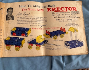 Erector -How to Make E’m Book