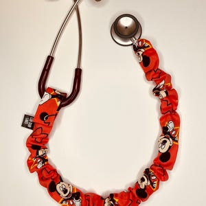 Mickey Mouse Stethoscope Scrunchie by Lub Dub Lab