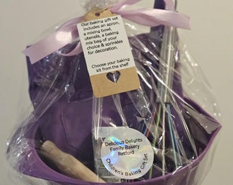 Children's baking gift set & shortbread baking kit