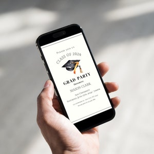 GRADUATION INVITATION TEMPLATE | congrats grad, graduation invites, graduation senior grad, graduation party invitation template, grad party