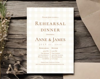 RUSTIC REHEARSAL DINNER invitation | rustic wedding invitation template, rehearsal dinner invitations, rehearsal dinner invitation template