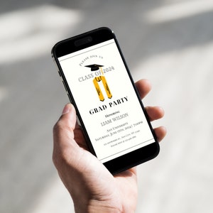 GRADUATION INVITATION TEMPLATE | congrats grad, graduation invites, graduation senior grad, graduation party invitation template, grad party