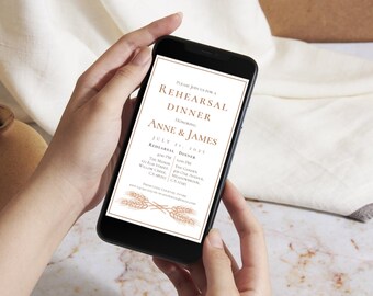 RUSTIC REHEARSAL DINNER invitation | rustic wedding invitation template, rehearsal dinner invitations, rehearsal dinner invitation template