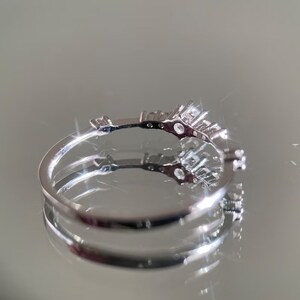 Verlobungsring, Goldring 14 karat vergoldet 925 Silber, solitärring, zierlicher Ring, stapelring, Ring Damen Gold, Jubiläumsring, Hochzeit Bild 7