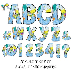 Preppy School Alphabet png Bundle, Teacher Doodle Font, Map Coquette Letters PNG, Teacher Doodle font png, School Alpha Pack png Bundle