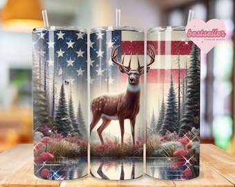 Hunting tumbler wrap Deer Hunting life 20oz Skinny Tumbler Sublimation Designs, Hunting PNG File Digital Download Camo Tumbler wrap png