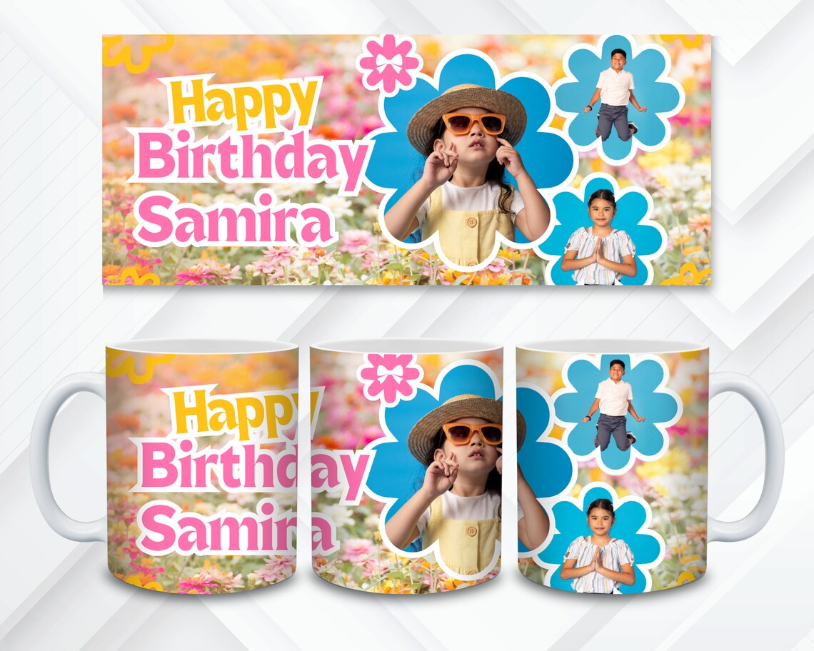 Subli Photo 150 Add Your Own Photo Mug Wrap Bundle, Own Photo Self Editable Mug ...