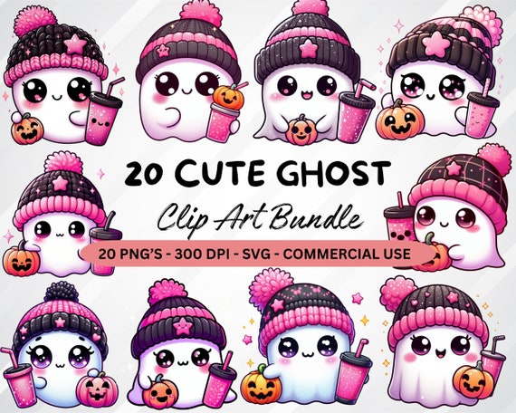 Cute Ghost Png, Halloween Png, Coffee Png, Cute Halloween Png, Spooky Cute Png, Spooky Png, Coquette Png, Kawaii Ghost Png, Baby Ghost Png