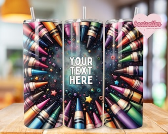 Teacher Tumbler 20oz Skinny Tumbler Design Sublimation, Custom Teacher Pencil Tumbler Template, Teacher Appreciation Tumbler - PNG Download