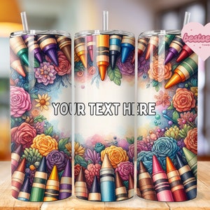 Teacher Tumbler 20oz Skinny Tumbler Design Sublimation, Custom Teacher Pencil Tumbler Template, Teacher Appreciation Tumbler - PNG Download