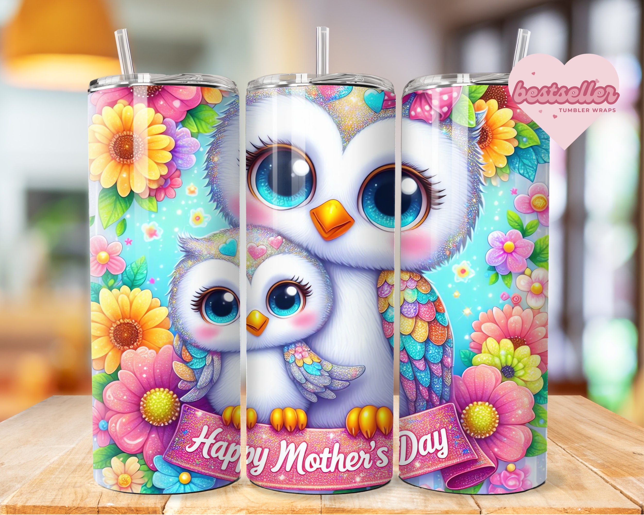 Mama Owl Tumbler Wrap, Mothers day Tumbler Design, Owl tumbler Png, Mother Owl tumbler Download, Owl