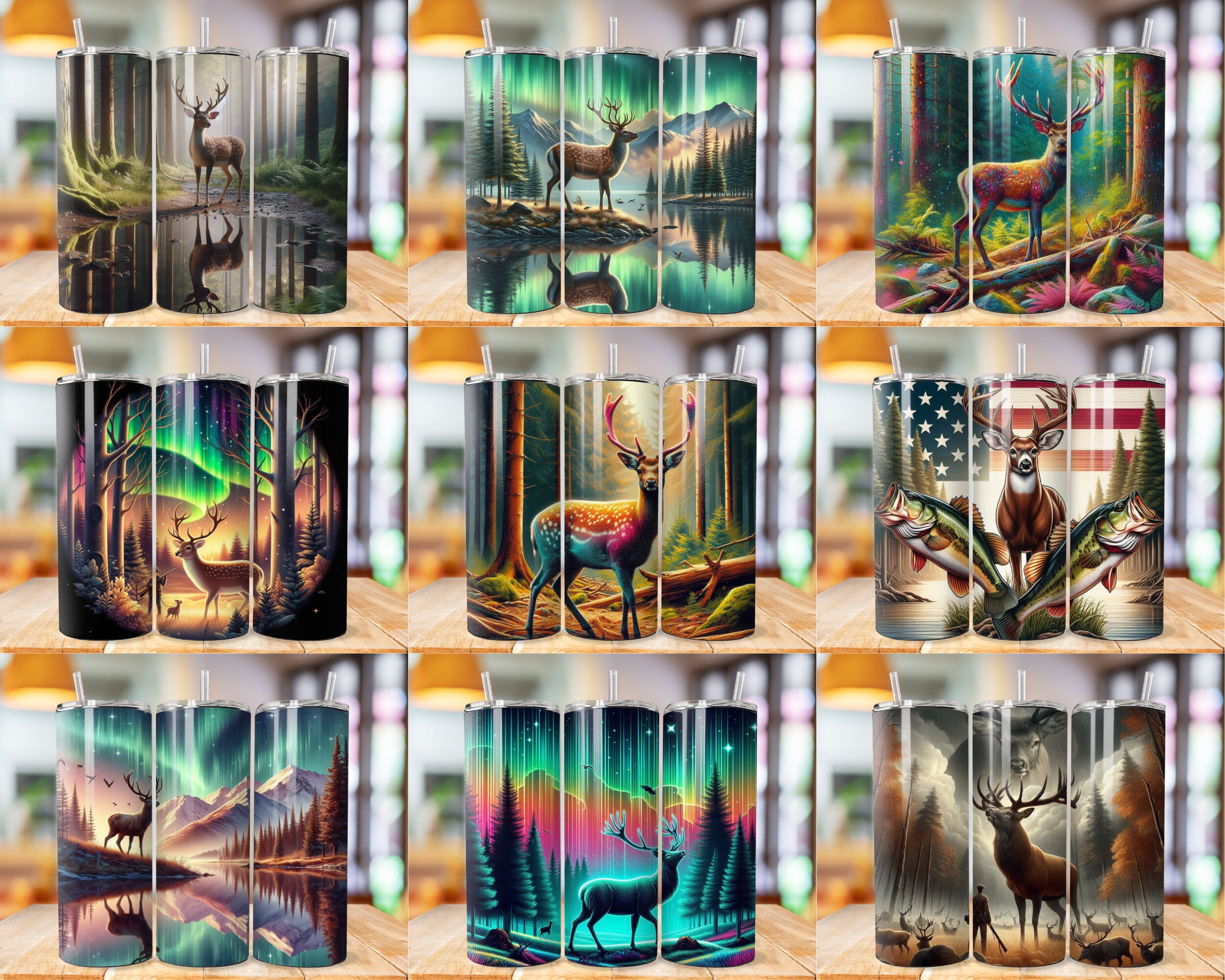 200+ Hunting Tumbler Wrap Deer Hunting Life 20oz Skinny Tumbler ...