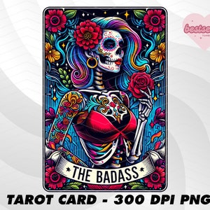 La carta dei tarocchi tosta, divertente carta dei tarocchi PNG, tarocchi divertenti PNG, tarocchi png, disegno di sublimazione del teschio scheletrico, tarocchi PNG Download