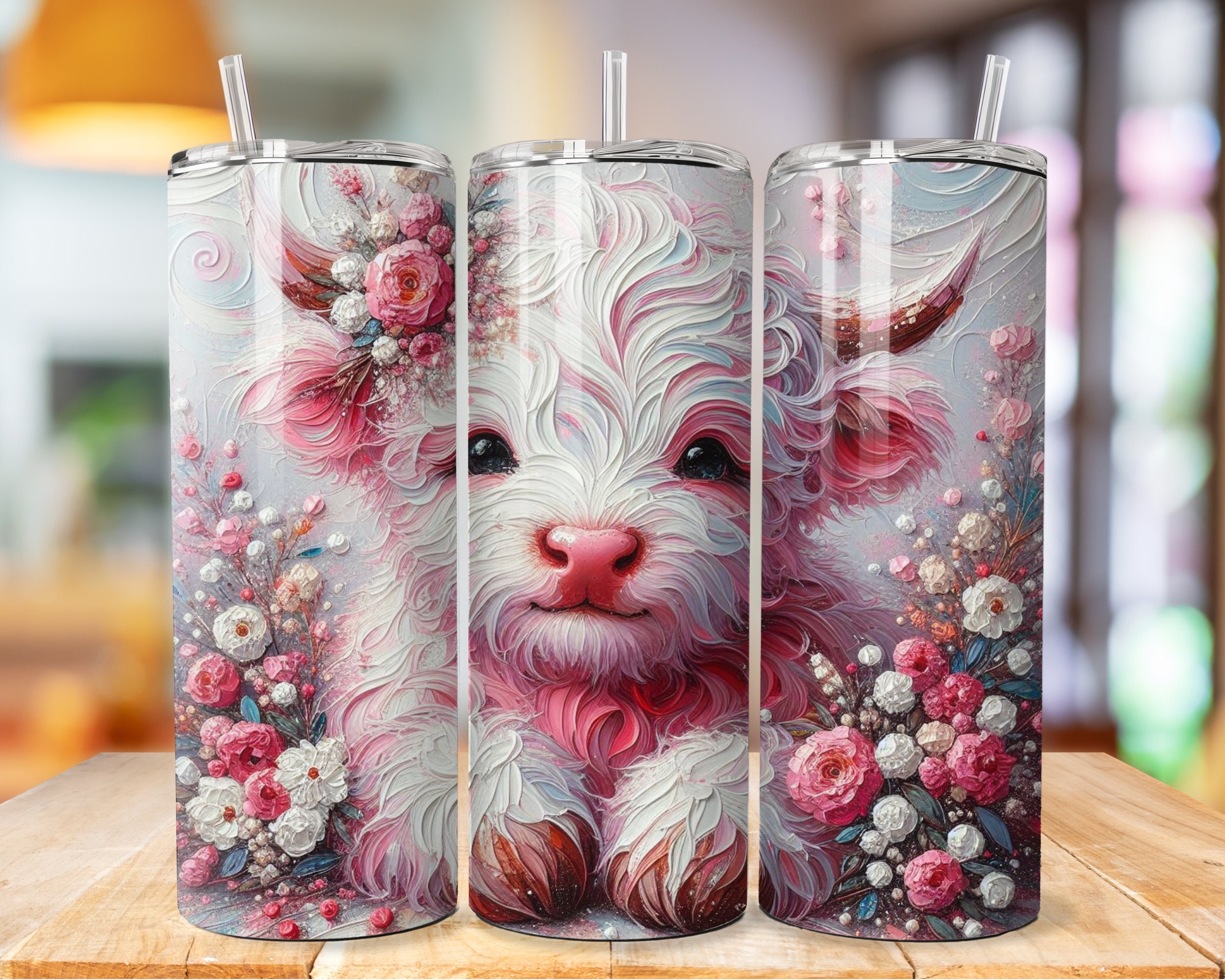50 Highland Cow Tumbler Wrap Bundle 20oz Tumbler, Highland Cow PNG ...