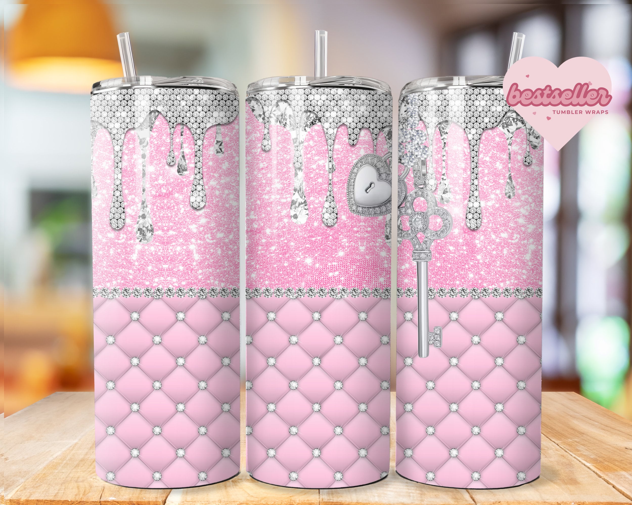 Pink Luxury tumbler wrap, Glam Bling Tumbler Wrap, Diamond Tumbler wrap design, Fashion tumbler, classy tumbler, designer luxury tumbler