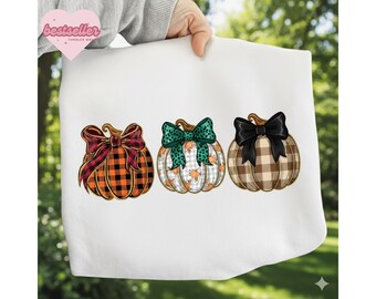 Preppy Floral Pumpkin PNG Stitched Fall Pumpkin Sublimation Quilted Pumpkin Sublimation Design T-Shirts Harvest Shirt PNG Fall Png