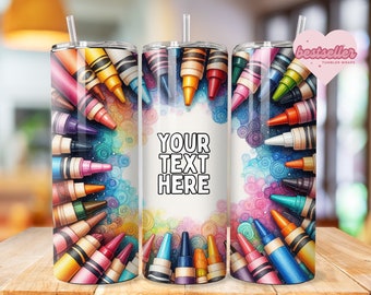 Teacher Tumbler 20oz Skinny Tumbler Design Sublimation, Custom Teacher Pencil Tumbler Template, Teacher Appreciation Tumbler - PNG Download