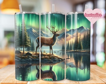 Hunting tumbler wrap Deer Hunting life 20oz Skinny Tumbler Sublimation Designs, Hunting PNG File Digital Download Camo Tumbler wrap png
