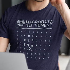 Severance Makrodaten Refinement Abteilung T-Shirt, Lumon Industries Tee, MDR Fan Shirt, Waffel Party inspiriert Merch, TV-Show Fan Geschenk