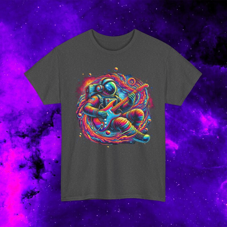 Psychedelic Space Astronaut T-Shirt - Psilocybin Molekül Design