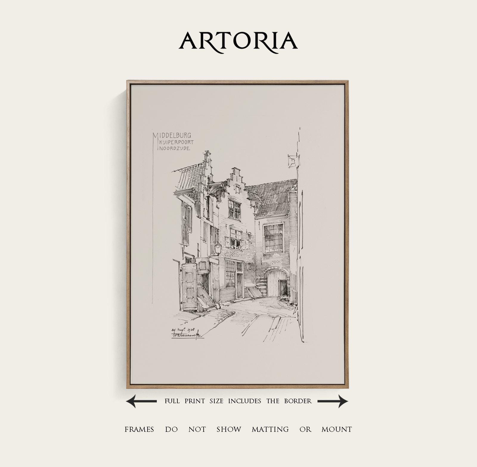 Set of Six Vintage Architecture Prints | Gothic Revival City Doorway ...