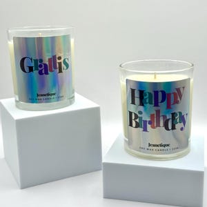 Alles Gute zum Geburtstag Sojawachs Kerze Geschenk-Set Freund Mutter Schwester Kollege Geschenke Freund 21.30.40.50.60.70.Geburtstagsgeschenk vegan