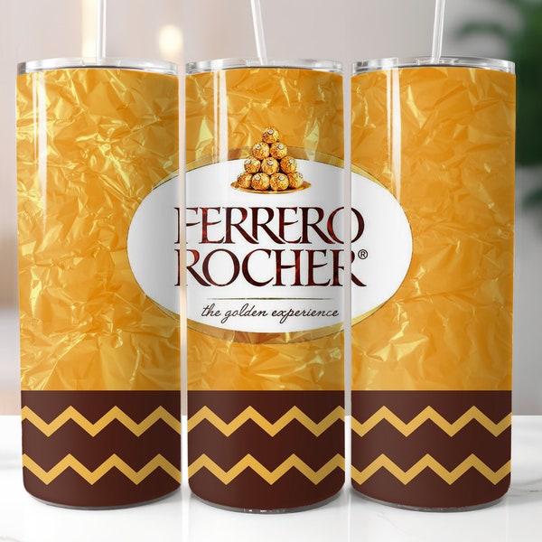 Ferrero Rocher 20 oz tumbler wrap png