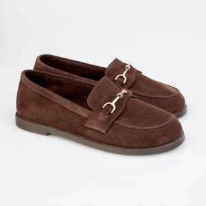 Handmade Barefoot Suede Shoes for Women, Classic Brown Leather Loafers, Comfort Moccasins, Stylish Summer Shoes