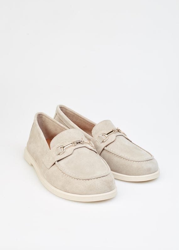 Minimalist Suede Loafers, Handmade Leather Moccasins, Soft  display picture 3