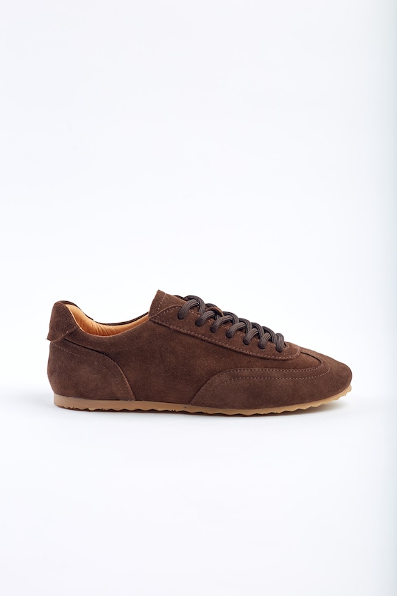 Handcrafted Brown Suede Runners, Brown Suede Everyday  display picture 3