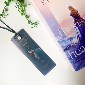 Zakładka A Thousand Heartbeats - Lennox | Prezent dla miłośnika książek Kiera Cass | Romantyczny dodatek do książek fantasy
