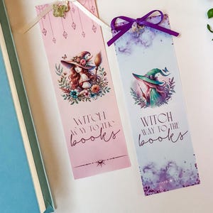 Witchy Bookmark BUNDLE  | Halloween Bookmarks | Book Lover Gift