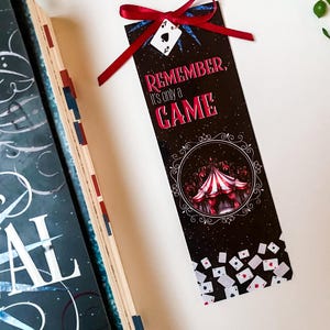 Zakładka Caraval | Prezent dla miłośnika książek Stephanie Garber | Romantyczny dodatek do książek fantasy